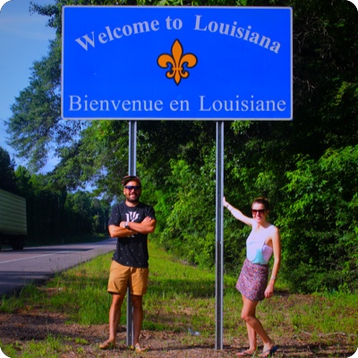 Louisiana State Sign